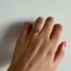 Authentic Tiffany & Co Paloma Graffiti Love Ring
